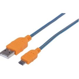 Manhattan Braided Hi-Speed USB Micro-B Device Cable