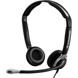 OVER-THE-HEAD, DUAL-SIDED PREMIUM COMMUNICATIONS HEADSET WITH LARGE EARCUPS, ULT