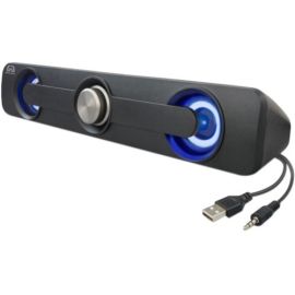 GAMESTERGEAR SY-SPK20234 SPEAKER IS A LIGHT WEIGHT DESKTOP USB POWERED SOUND BAR