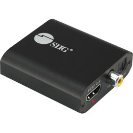 SIIG 4K HDMI with Audio Extractor Converter - Analog Stereo/Toslink Optical/Coaxial S/PDIF