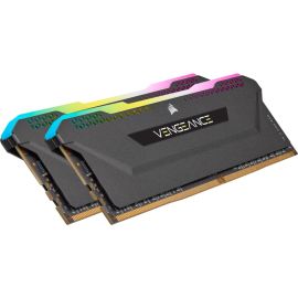 Corsair Vengeance RGB Pro SL 16GB (2x8GB) DDR4 DRAM 3600MHz C18 Memory Kit - Black