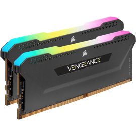 Corsair Vengeance RGB Pro SL 16GB (2x8GB) DDR4 DRAM 3200MHz C16 Memory Kit - Black