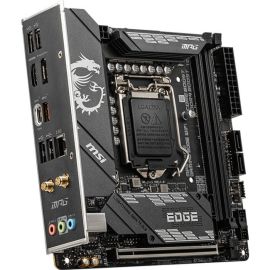 MSI MPG B560I GAMING EDGE WIFI Desktop Motherboard - Intel B560 Chipset - Socket LGA-1200 - Intel Optane Memory Ready - Mini ITX