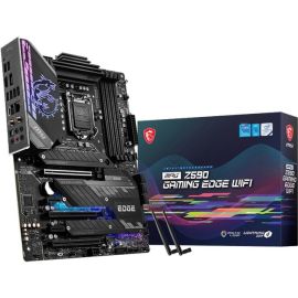 MSI MPG Z590 GAMING EDGE WIFI Desktop Motherboard - Intel Z590 Chipset - Socket LGA-1200 - Intel Optane Memory Ready - ATX