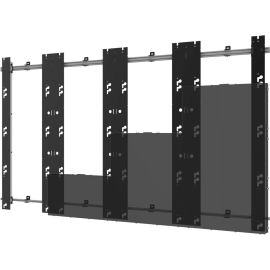 Peerless-AV DS-LEDBXT-4X4 Wall Mount for LED Display, Video Wall - Black, Silver