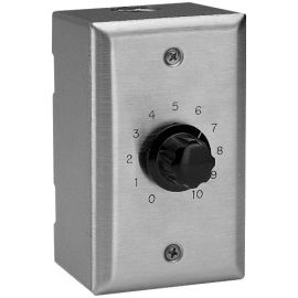 SPEAKER VOLUME CONTROL, WALL MOUNT, CONTROL VOLUME OF UP TO 150 ONE-WAY SPEAKER