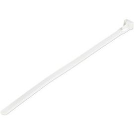 4XEM 100 Pack 10" Cable Ties - White Medium Nylon/Plastic Zip Tie