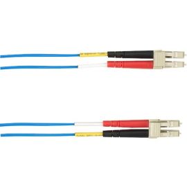 Black Box OS2 9/125 Singlemode Fiber Optic Patch Cable OFNR PVC LC-LC BL 3M