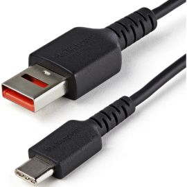 StarTech.com 3ft (1m) Secure Charging Cable, USB-A to USB-C Data Blocker Charge-Only Cable, Secure Charger Adapter Cable for Phone/Tablet