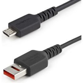 StarTech.com 3ft (1m) Secure Charging Cable, USB-A to Micro USB Data Blocker Charge-Only Cable, Charger Adapter Cable for Phone/Tablet