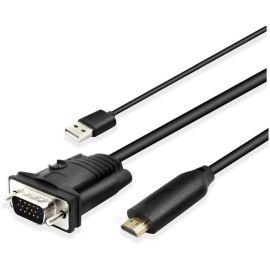 4XEM HDMI to VGA 6FT Cable with USB Audio