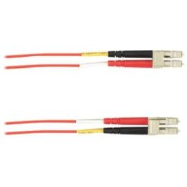 Black Box Colored Fiber OS2 9/125 Singlemode Fiber Optic Patch Cable - OFNR PVC