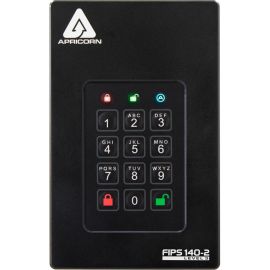 Apricorn Aegis Fortress L3 20 TB Portable Rugged Solid State Drive - External - TAA Compliant