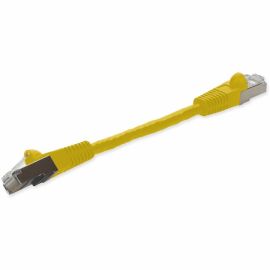 6IN RJ-45 M/M CAT6 YELLOW CU PATCH CBL