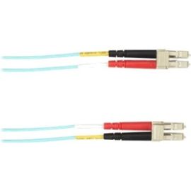 Black Box Colored Fiber OS2 9/125 Singlemode Fiber Optic Patch Cable - OFNR PVC