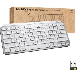 Logitech MX Keys Mini for Business (Pale Grey) - Brown Box