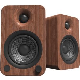 Kanto YU4 Bluetooth Speaker System - 70 W RMS - Walnut