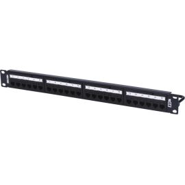 10GX REVCONNECT CATEGORY 6A PATCH PANEL 24-PORT, 1U, BLACK (PRELOADED)