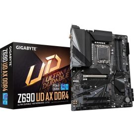 Gigabyte Z690 UD AX DDR4 Gaming Desktop Motherboard - Intel Z690 Chipset - Socket LGA-1700 - Intel Optane Memory Ready - ATX