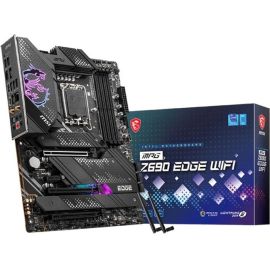 MSI MPG Z690 EDGE WIFI Desktop Motherboard - Intel Z690 Chipset - Socket LGA-1700 - Intel Optane Memory Ready - ATX