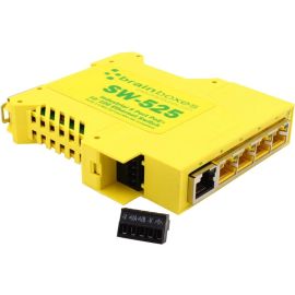 Brainboxes Industrial 5 Port PoE+ 10/100 Ethernet Switch