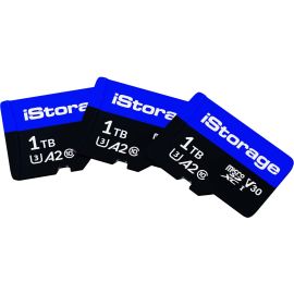 3 PACK iStorage microSD Card 1TB | Encrypt data stored on iStorage microSD Cards using datAshur SD USB flash drive | Compatible with datAshur SD drives only