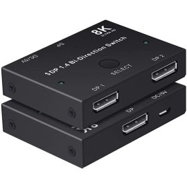 4XEM 8K/4K DisplayPort Bi-Directional Switch