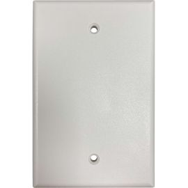 Tripp Lite by Eaton Safe-IT Blank Wall Plate, Antibacterial, Ivory Matte, TAA