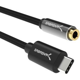 Sabrent USB Type-C to 3.5mm Audio Jack Active Adapter 20