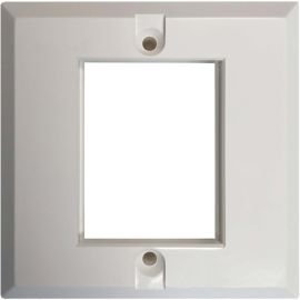 Tripp Lite by Eaton 1-Port UK-Style Gang Frame for 6C-Type Insert Module, White