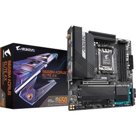 Gigabyte B650M Aorus Elite Gaming Desktop Motherboard - AMD B650 Chipset - Socket AM5 - Micro ATX