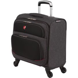 SWISSGEAR 5975 4WHEEL ROLLER CASE FITS UNDERSEAT LUGGAGE GREYBLK