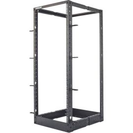 Intellinet Network Rack, Open Frame (4-Post), 26U, Black, Flatpack, Max 360kg, 19