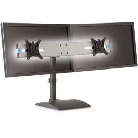 FREE STANDING MONITOR MOUNT WITH DUAL SWITCH BRACKET TO ACCOMMODATE TWO 24 INCH