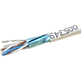 1000FT WHITE CAT5E SOLID SHIELDED CABLE