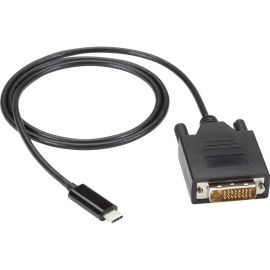 Black Box USB-C Adapter Cable - USB-C to DVI Adapter, 1080p @ 60Hz, DP 1.2 Alt Mode