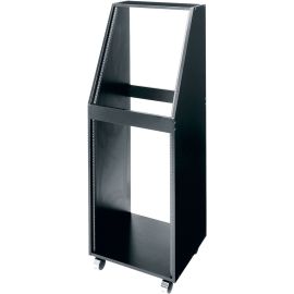 SLOPED RACK,BLK,W/WHEELS