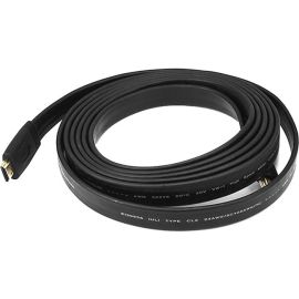 FLAT HIGH SPEED HDMI CABLE_ 10FT BLACK