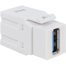 FACEPLATE, ID, ANGLED, 1-GANG, 2-PORT WHITE