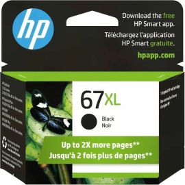 HP 67XL Original High Yield Inkjet Ink Cartridge - Black - 1 Pack