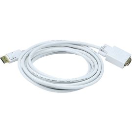 DISPLAYPORT TO VGA CABLE - WHITE 15FT