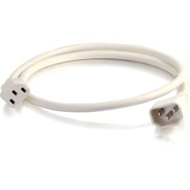 POWER CORD - C14 - MALE LEFT GENDER - C13 - FEMALE RIGHT GENDER - 3FEET LENGTH