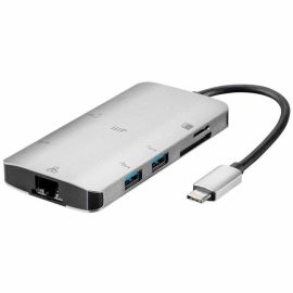 MONOPRICE CONSUL SERIES USB-C HDMI ADAPTER WITH GIGABIT ETHERNET_ 3-PORT USB 3.0