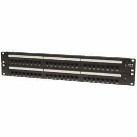 Tripp Lite by Eaton 48-Port 2U Rack-Mount Cat5e 110 Patch Panel 568B RJ45 Ethernet TAA