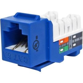 CATEGORY 6A KEYSTONE PUNCHDOWN JACK; BLUE CATEGORY 6A KEYSTONE PUNCHDOWN JACK; B