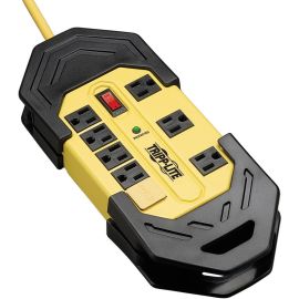 Tripp Lite by Eaton Protect It! 8-Outlet Industrial Safety Surge Protector 25 ft. Cord 3900 Joules Cord Wrap Hang Holes