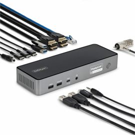 TRIPLE-MONITOR DOCKING STATION 4K 60HZ HDMI/DISPLAYPORT TAA