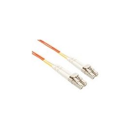 9 METER LC-LC OM1 1GIG FIBER OPTIC CABLE, ORANGE, OFNR, 62.5/125 FIBER, MULTIMOD