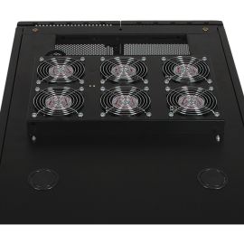 Tripp Lite by Eaton SmartRack Roof-Mounted Fan Panel - 6-120V high-performance fans; 630 CFM 5-15P plug