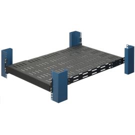 2U HEAVY DUTY FIXED SHELF 28IN (D) 500LB CAPACITY